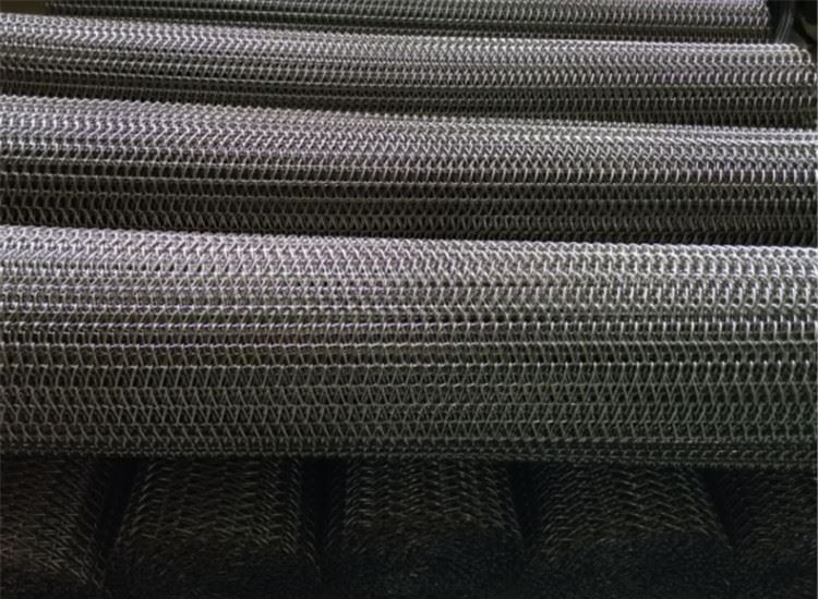 Environnement de travail de ceinture en maille en acier inoxydable