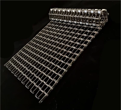 Ceinture en treillis métallique plat